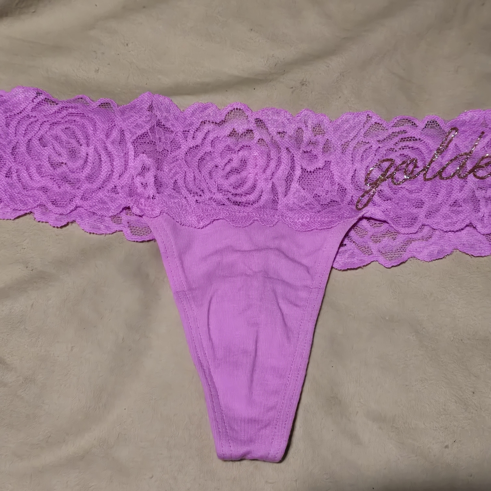 PINK Victoria's Secret Lavender Lace Panty